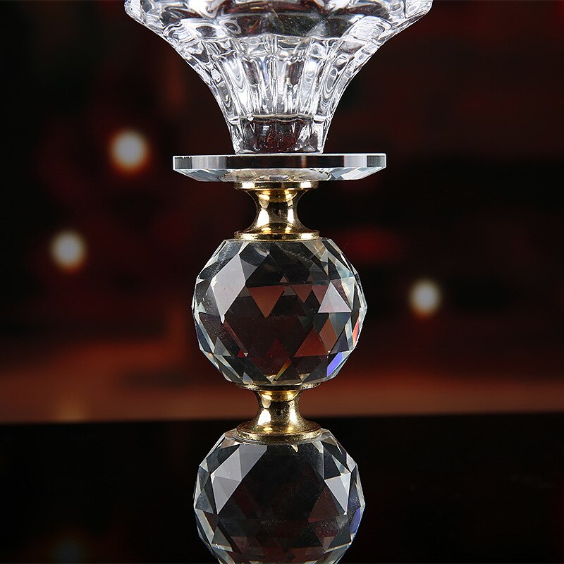 bougeoir sur pied cristal - Esprit Chandelier