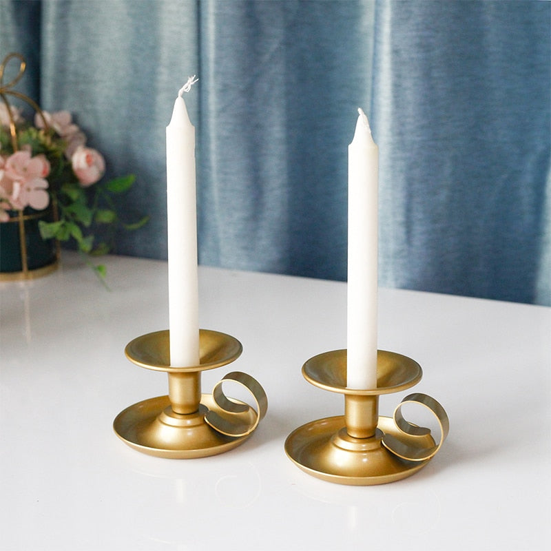 Bougeoir Classique Anse Escargot - Esprit Chandelier