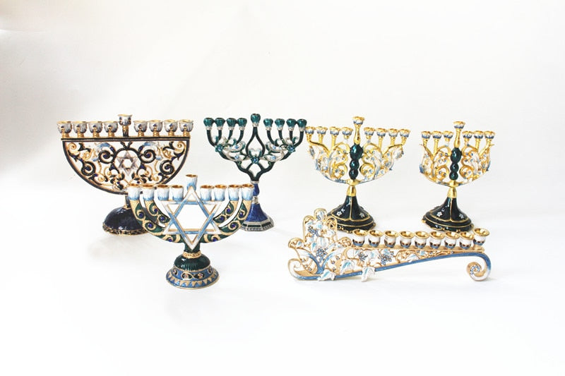 9 branches Hanoukkia - Esprit Chandelier