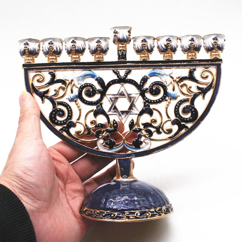 Chandelier 9 Branches Hanoukkia - Esprit Chandelier