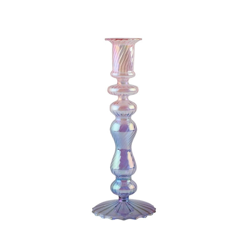 Petit Chandelier Verre Lila - Esprit Chandelier