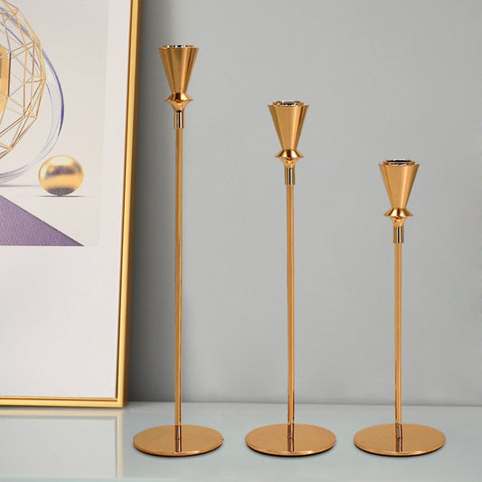 3 chandeliers dorés - Esprit Chandelier