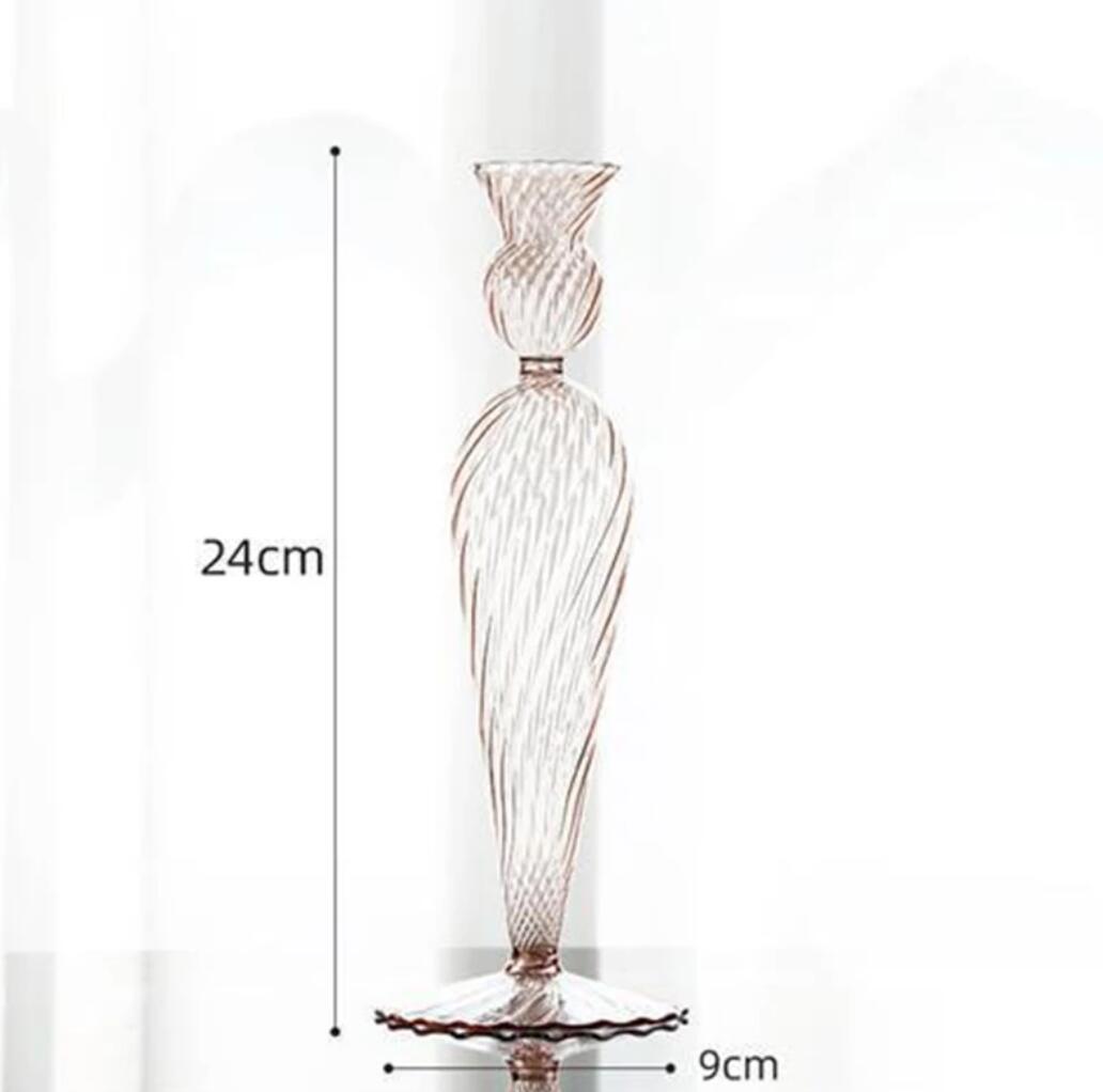 Chandelier verre fumé soufflé - Esprit Chandelier