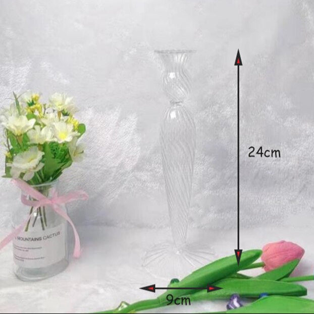 Porte chandelle verre - Esprit Chandelier