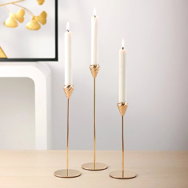 3 chandeliers champagne gold - Esprit Chandelier