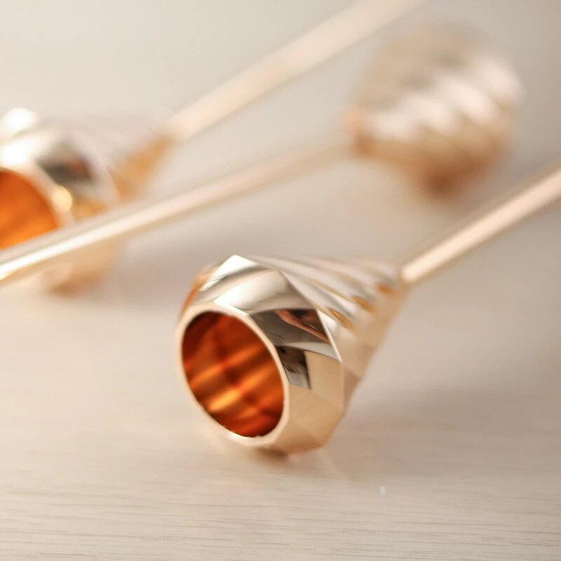 chandelle 3 chandeliers champagne gold - Esprit Chandelier