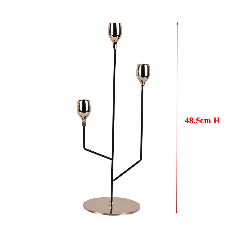 Dimensions Candélabre 3 bras élégance - Esprit Chandelier