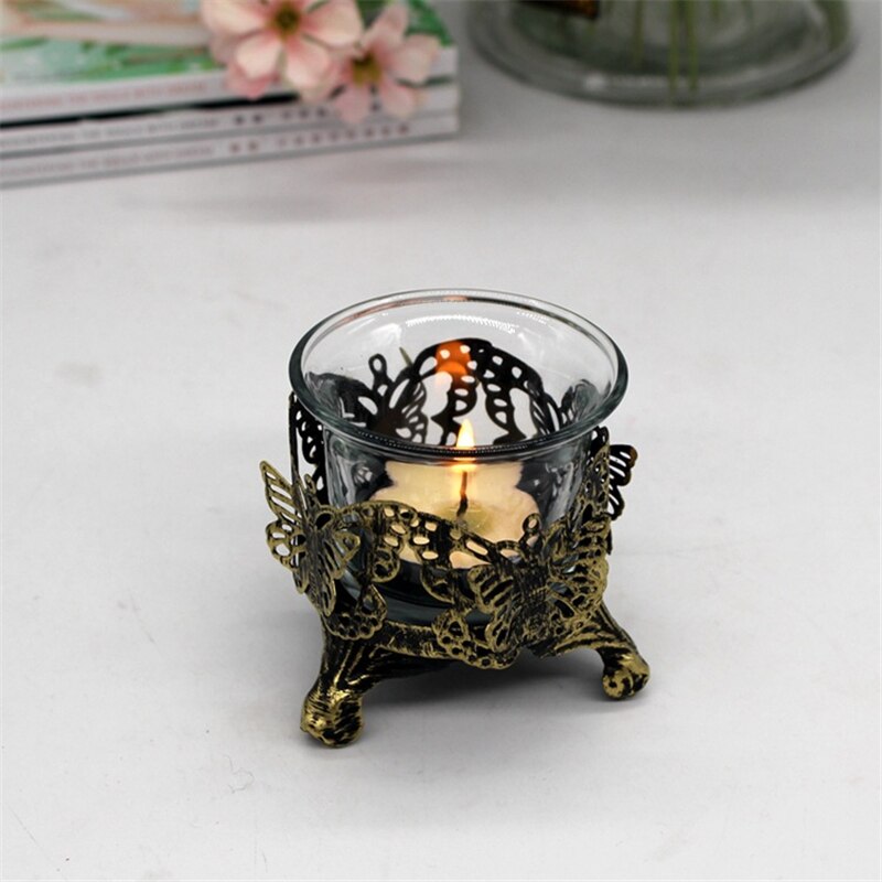 support à bougie papillon gothique - Esprit Chandelier