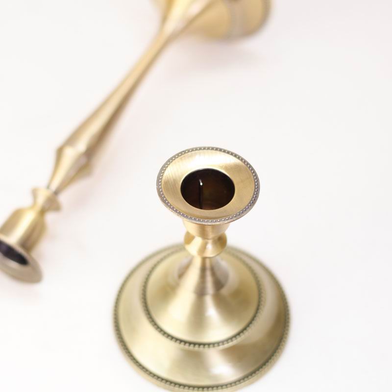 Petit Bougeoir Classique Doré - Esprit Chandelier