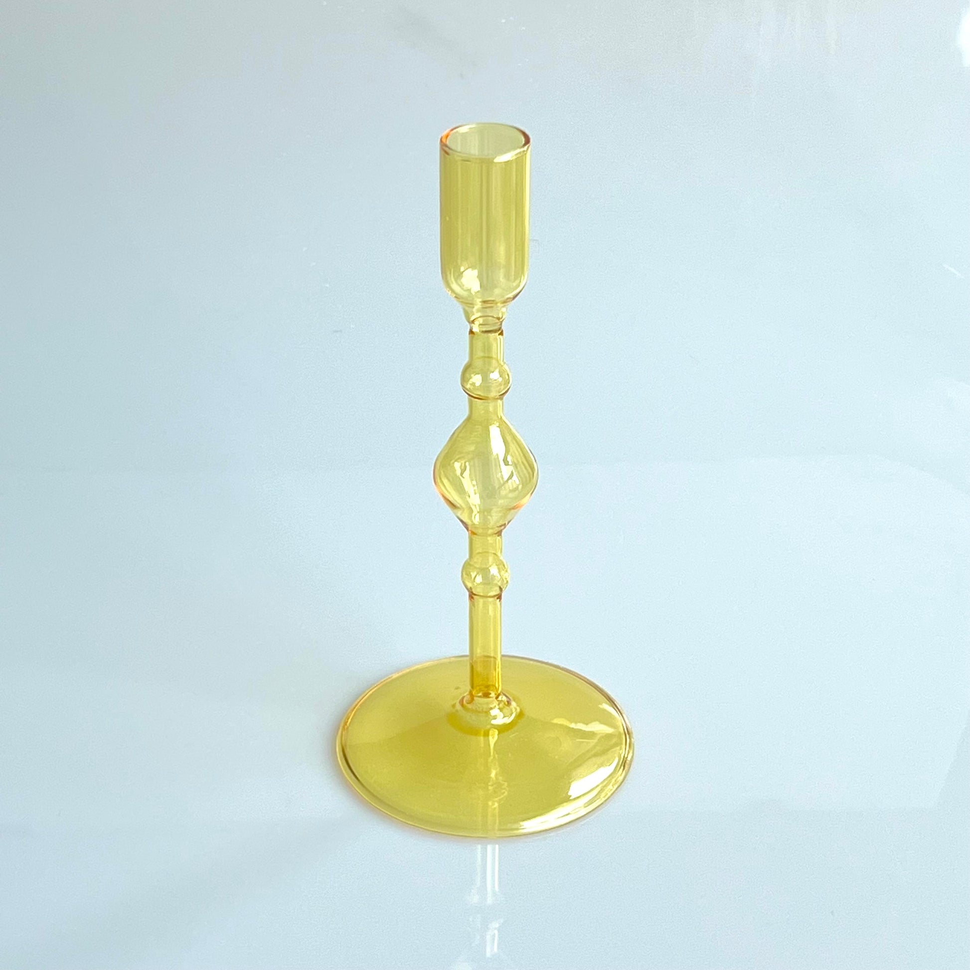petit Chandelier Verre Jaune - Esprit Chandelier