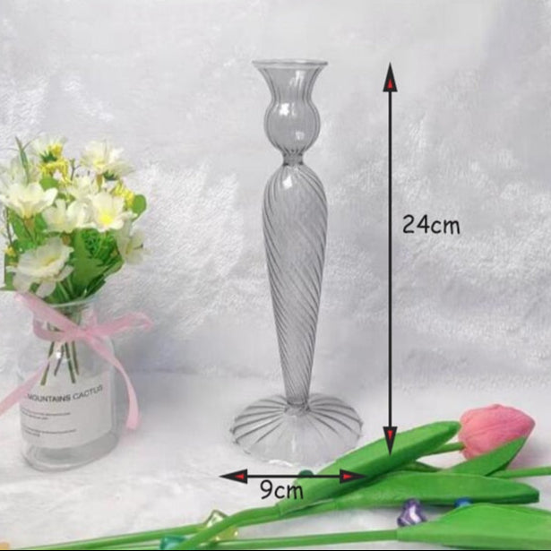 Petit chandelier verre travaillé - Esprit Chandelier