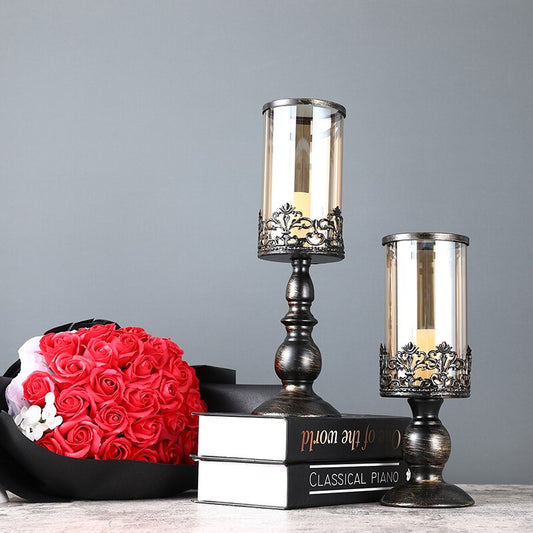 photophore métal - Esprit Chandelier