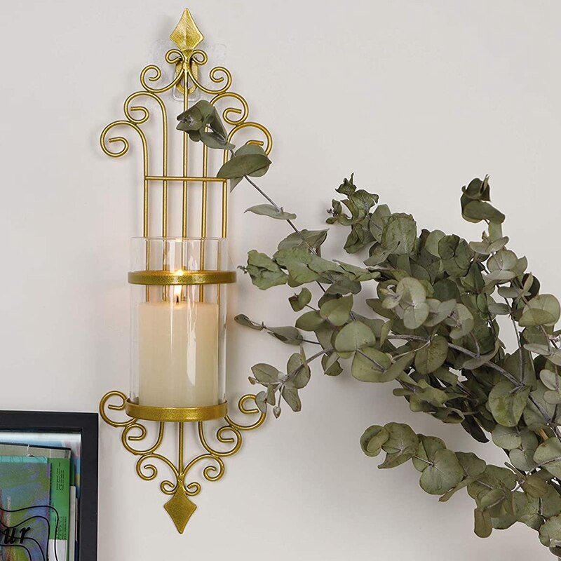 photophore dore mural - Esprit Chandelier