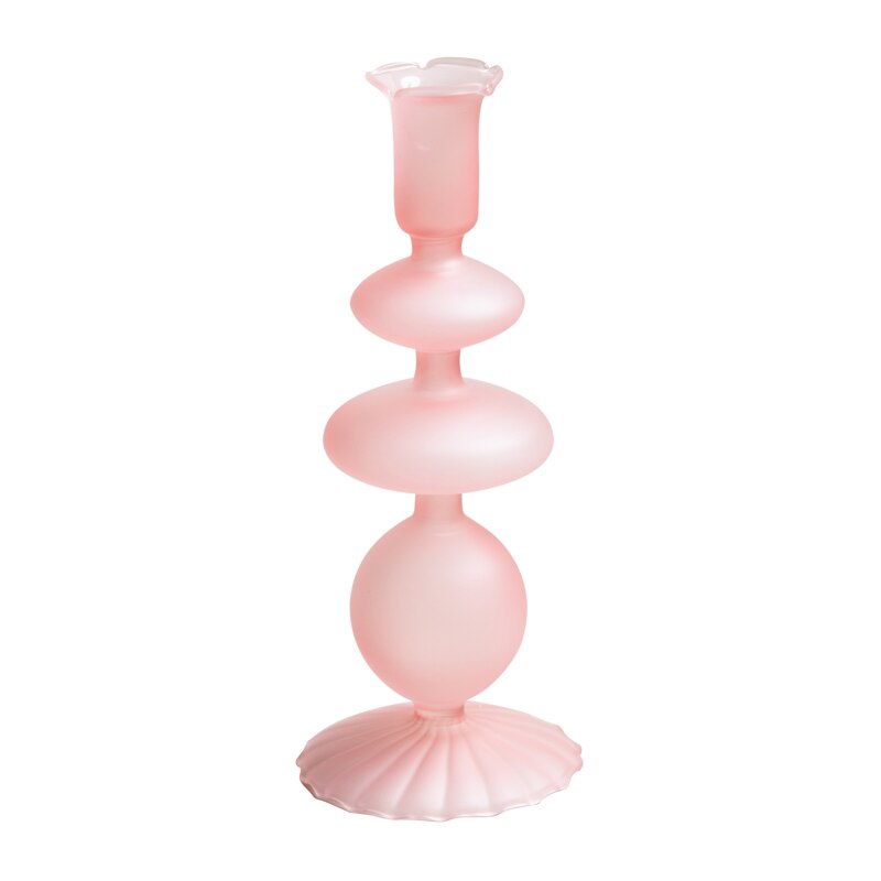soliflore verre rose mat