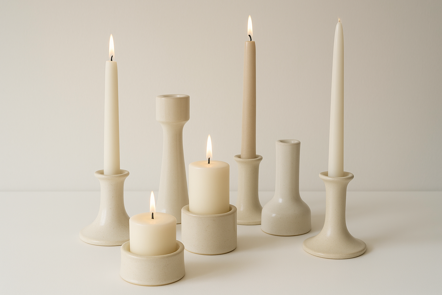 Bougeoir Céramique - Esprit Chandelier