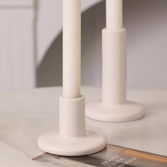 Bougeoir Céramique - Minimaliste x2