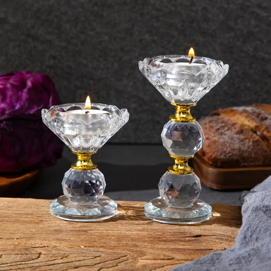 Bougeoir Cristal Bulle - Esprit Chandelier