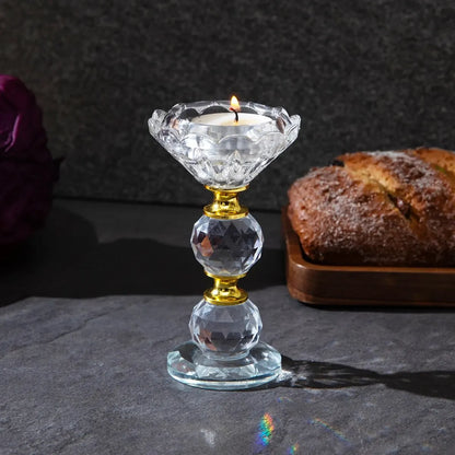 Bougeoir Cristal Bulle M - Esprit Chandelier