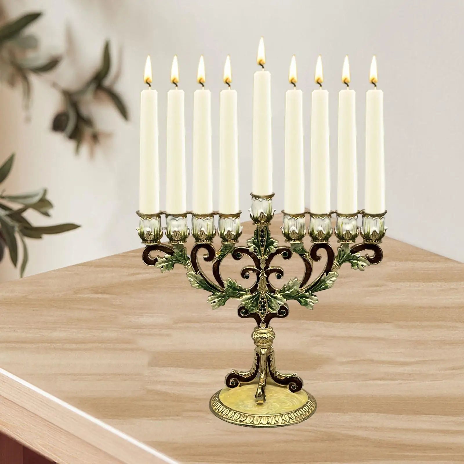 Candélabre 9 Branches Hanukka - Esprit Chandelier