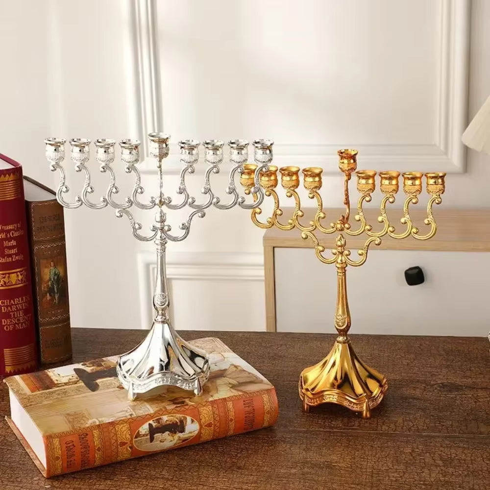 Candélabre 9 branches Hanukkia - Esprit Chandelier
