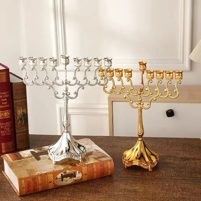 Candélabre 9 branches Hanukkia - Esprit Chandelier