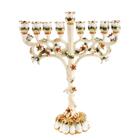 Candélabre Hanoukka Beige - Esprit Chandelier