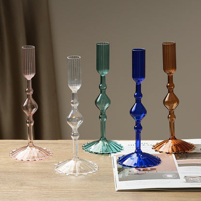 Chandelier Verre Bulles Colorées