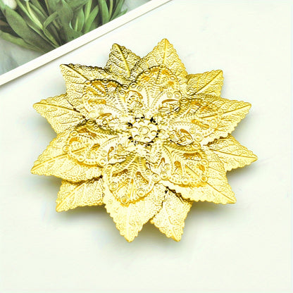 Mini Bougeoir Fleur dorée -  Esprit Chandelier 