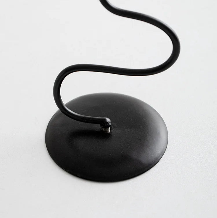 Pied Chandelier Minimaliste Metal noir