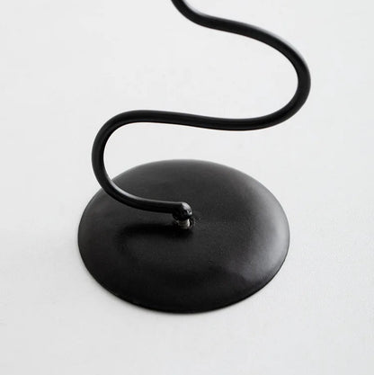 Pied Chandelier Minimaliste Metal noir