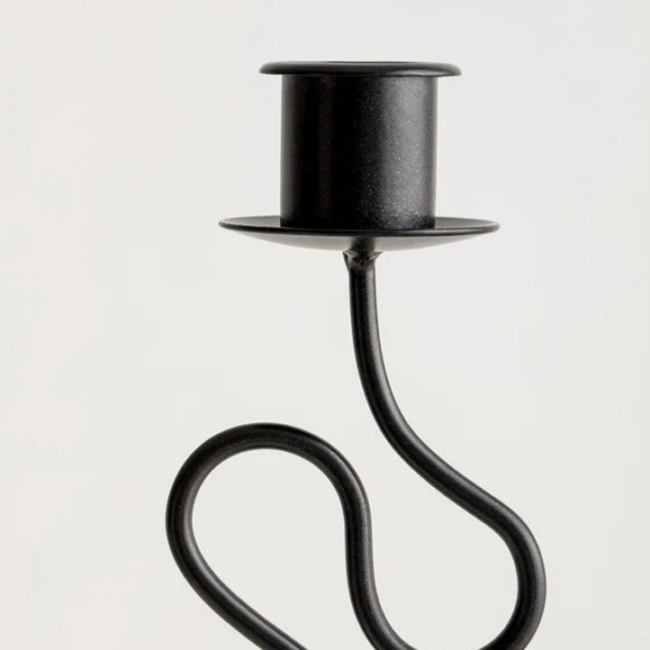 bobeche Chandelier Minimaliste Metal noir