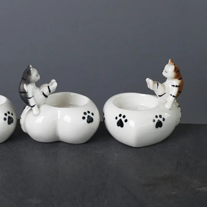 bougeoir coeur chat - Esprit Chandelier