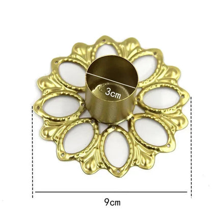 bougeoir dore cisele florilege