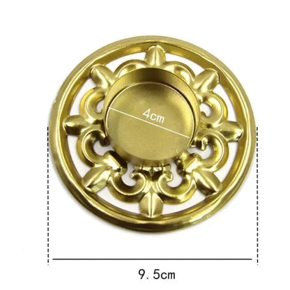 bougeoir rond florilege dore