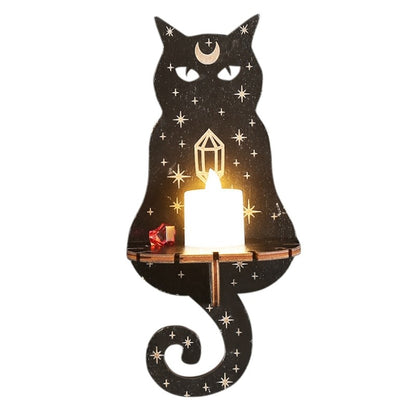 Bougeoir Mural Animal Chat - Esprit Chandelier
