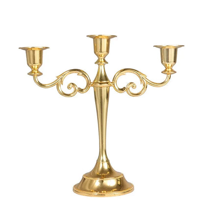 Candélabre 3 branches doré - Esprit Chandelier