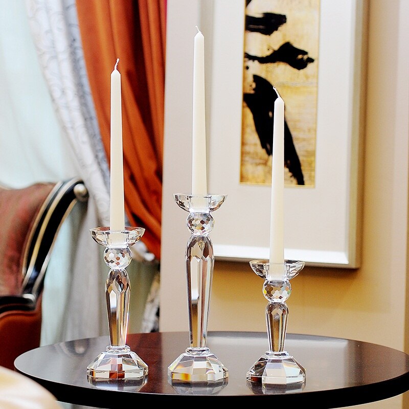 Chandelier sur pied cristal chandelles - Esprit Chandelier