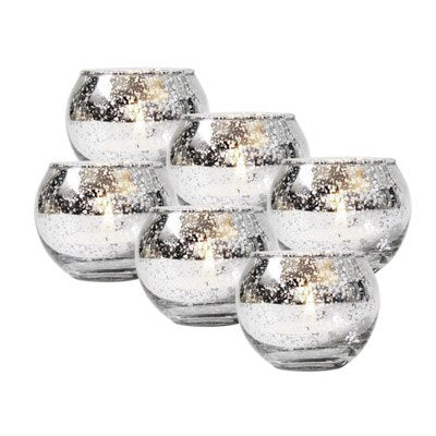 Lot photophore de table argentés - Esprit Chandelier