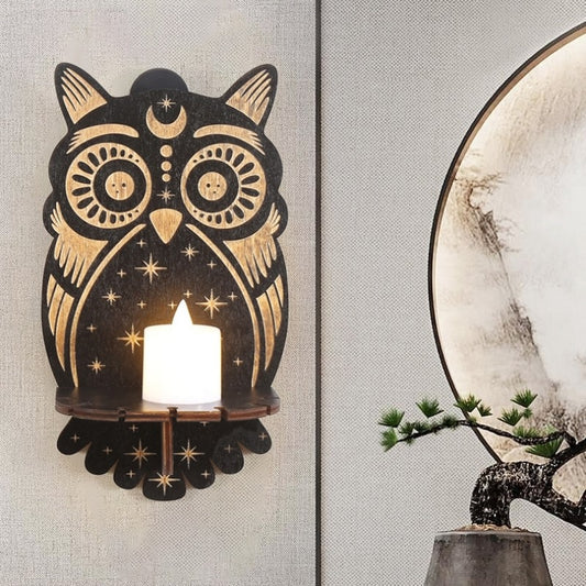 Bougeoir Mural Hibou - Esprit Chandelier