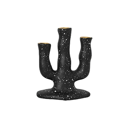 Chandelier Cactus Résine Noir - Esprit Chandelier