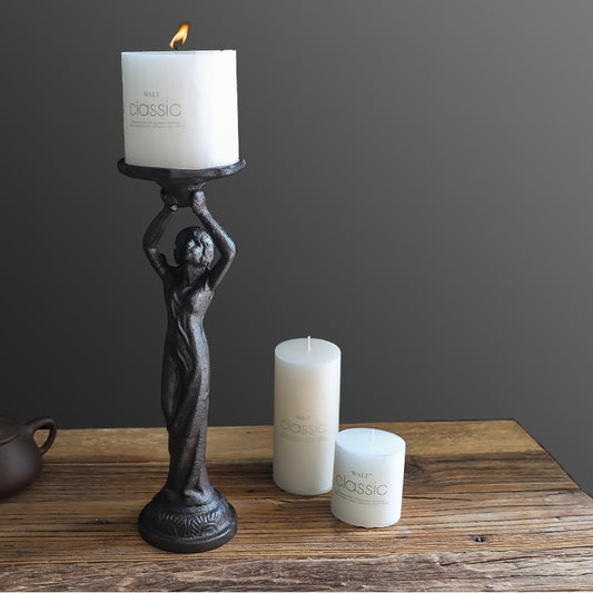 Bougeoir fonte femme - Esprit Chandelier