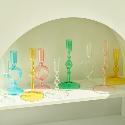 Bougeoirs & Chandeliers Verre Coloré - Esprit Chandelier