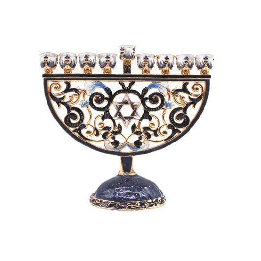 candélabre 9 branches hanoukkia - Esprit Chandelier 