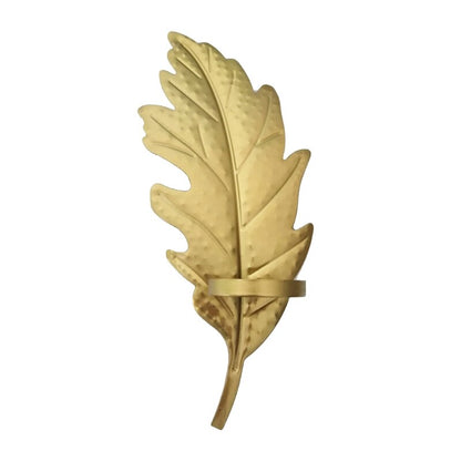 feuille_doree bougeoir mural- Esprit Chandelier