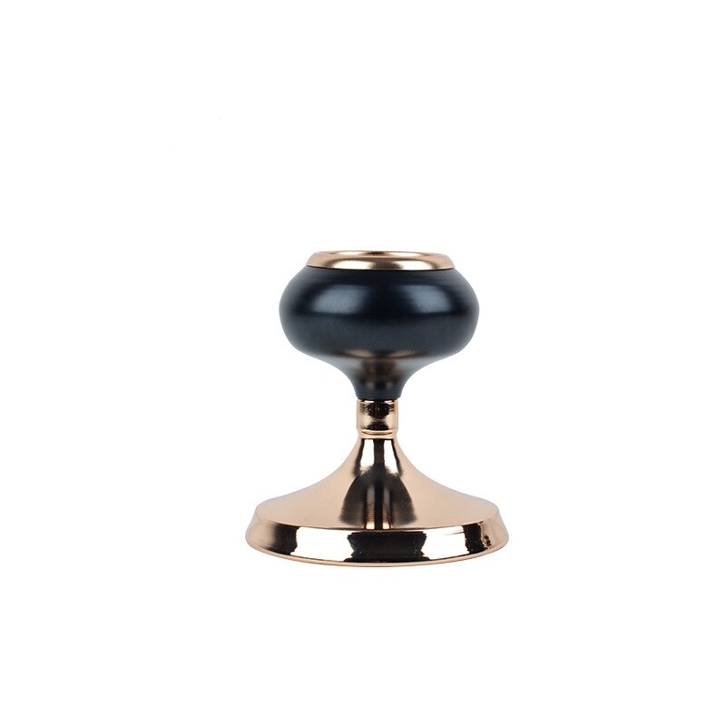 petit bougeoir noir dore - Esprit Chandelier