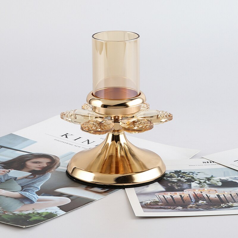 photophore pied fleur - Esprit Chandelier
