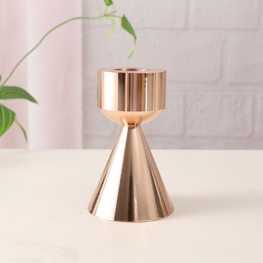 Porte-Chandelle Rose Gold Métal - Esprit Chandelier